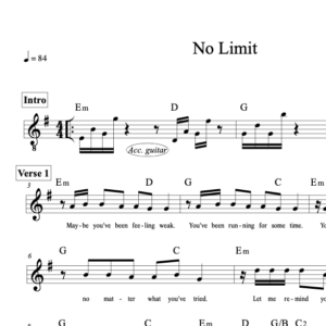 No limit - leadsheet